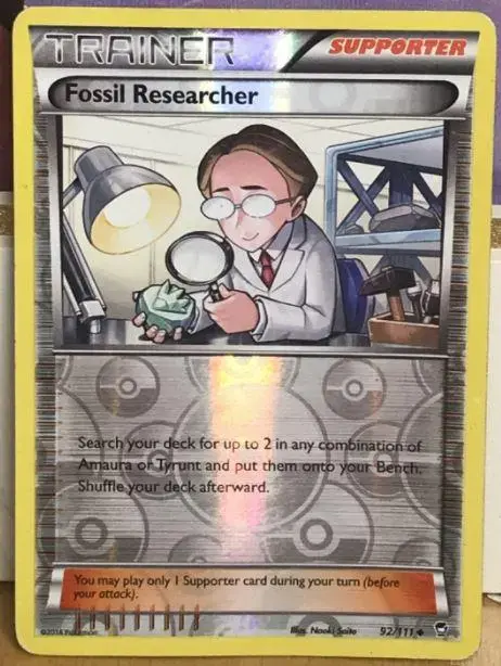 Fossil Researcher [Reverse Holo] - Pokemon Furious Fists #92