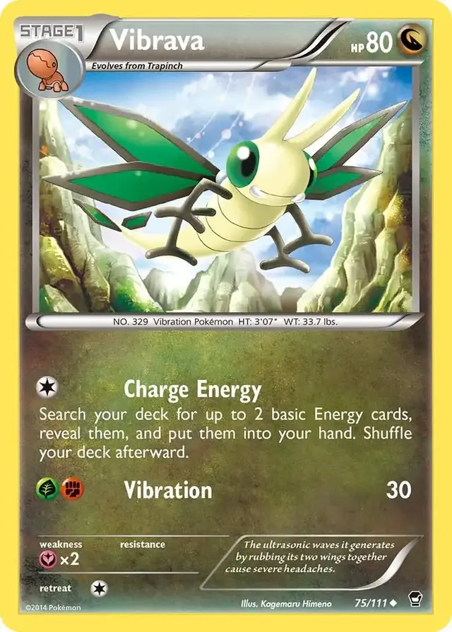 Vibrava - Pokemon Furious Fists #75