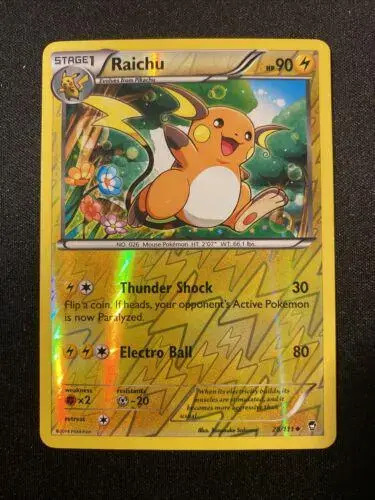 Raichu [Reverse Holo] - Pokemon Furious Fists #28