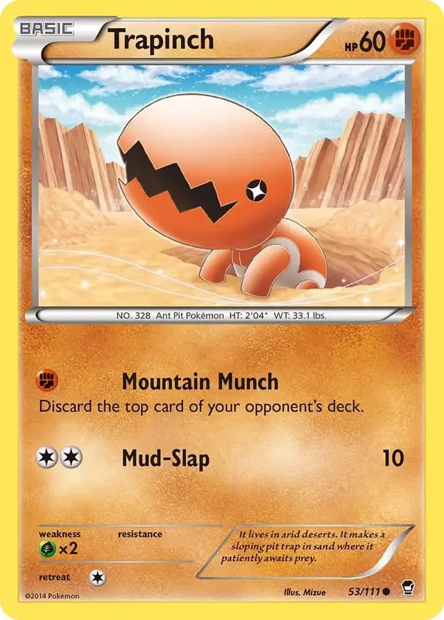 Trapinch - Pokemon Furious Fists #53