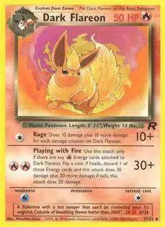 Dark Flareon #35 - Pokemon Team Rocket