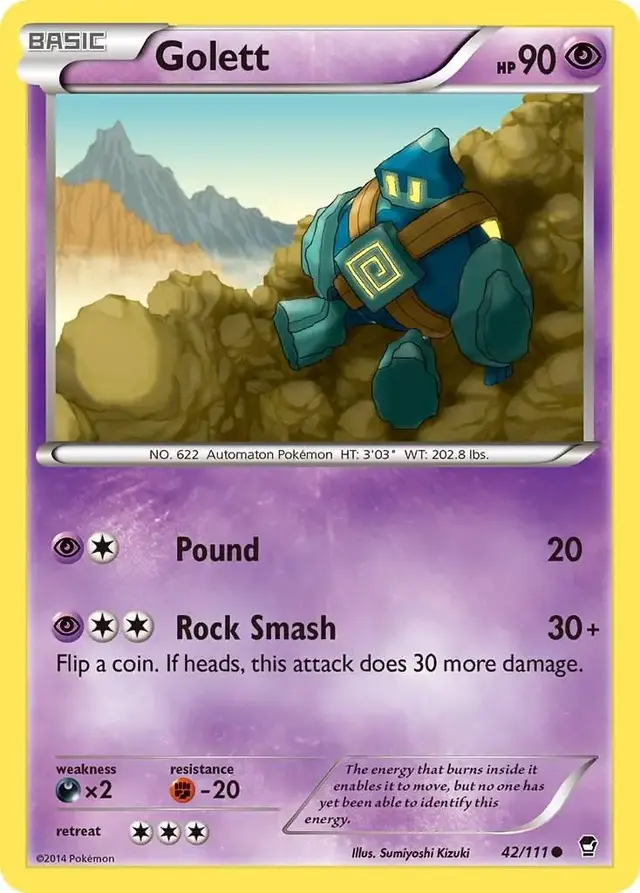 Golett - Pokemon Furious Fists #42