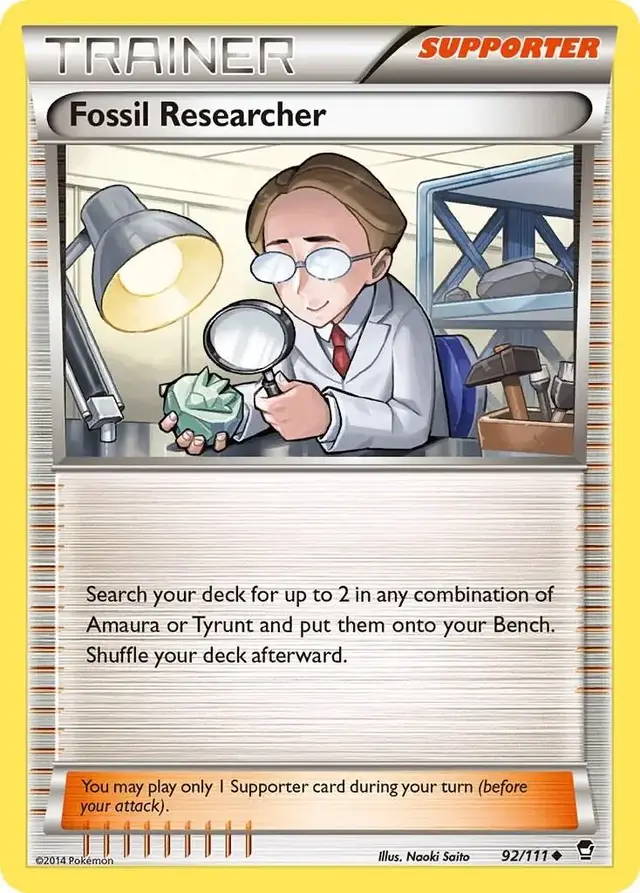 Fossil Researcher - Pokemon Furious Fists #92