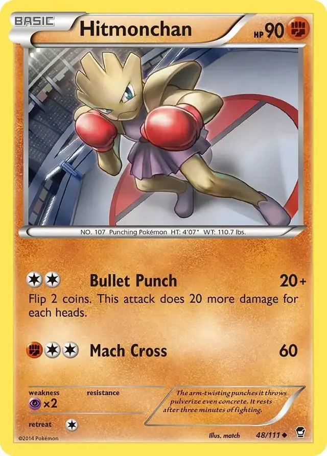 Hitmonchan - Pokemon Furious Fists #48