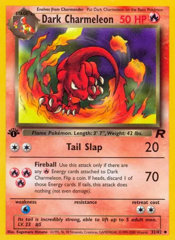 Dark Charmeleon [1st Edition] - Pokemon Team Rocket #32