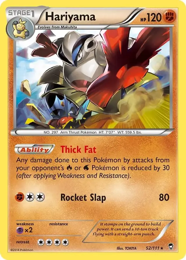 Hariyama - Pokemon Furious Fists #52