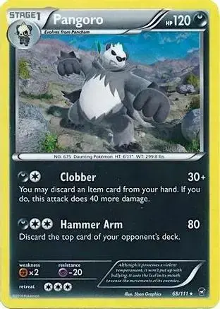 Pangoro [Cracked Ice Holo] - Pokemon Furious Fists #68