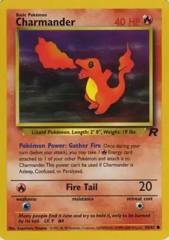 Charmander #50 - Pokemon Team Rocket