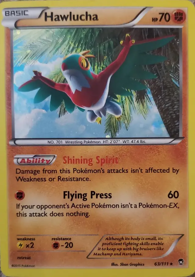 Hawlucha [Cosmos Holo] - Pokemon Furious Fists #63