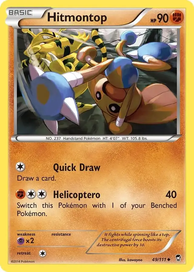 Hitmontop - Pokemon Furious Fists #49