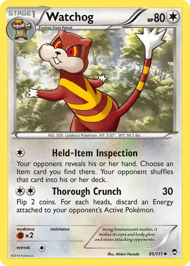Watchog - Pokemon Furious Fists #85