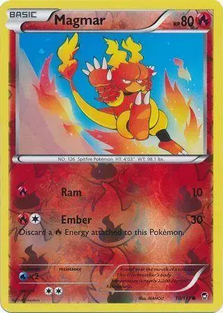 Magmar [Reverse Holo] - Pokemon Furious Fists #10