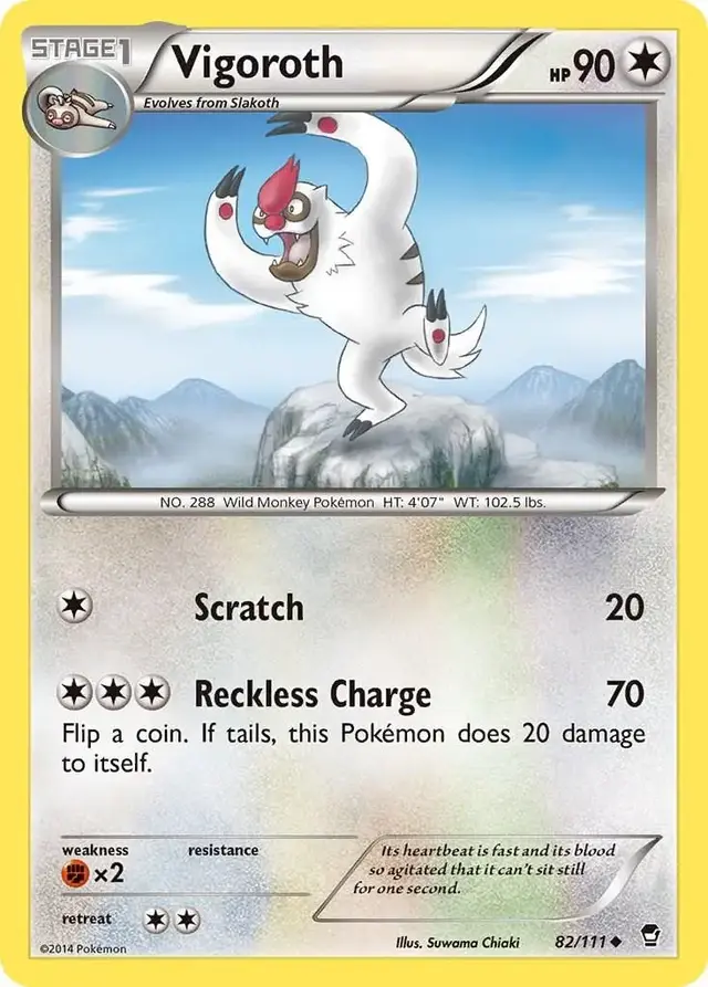 Vigoroth - Pokemon Furious Fists #82