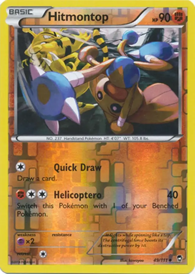 Hitmontop [Reverse Holo] - Pokemon Furious Fists #49