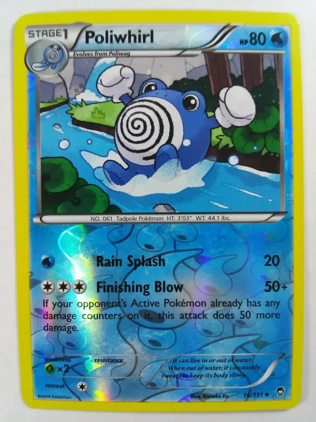 Poliwhirl [Reverse Holo] - Pokemon Furious Fists #16