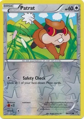 Patrat [Reverse Holo] - Pokemon Furious Fists #84