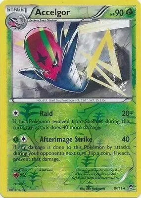 Accelgor [Reverse Holo] - Pokemon Furious Fists #9