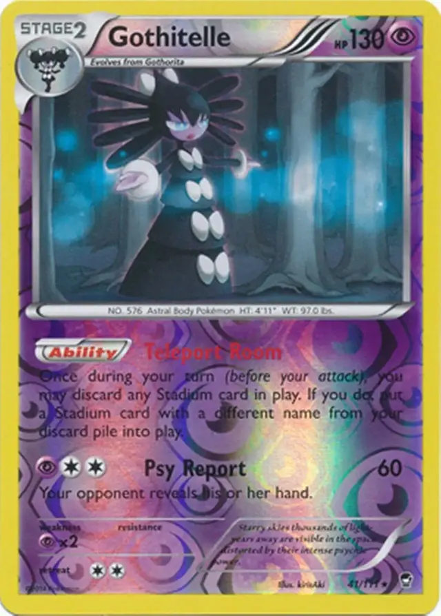 Gothitelle [Reverse Holo] - Pokemon Furious Fists #41