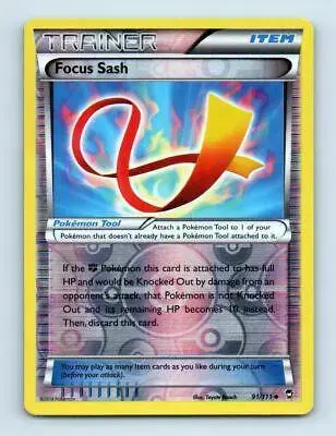 Focus Sash [Reverse Holo] - Pokemon Furious Fists #91