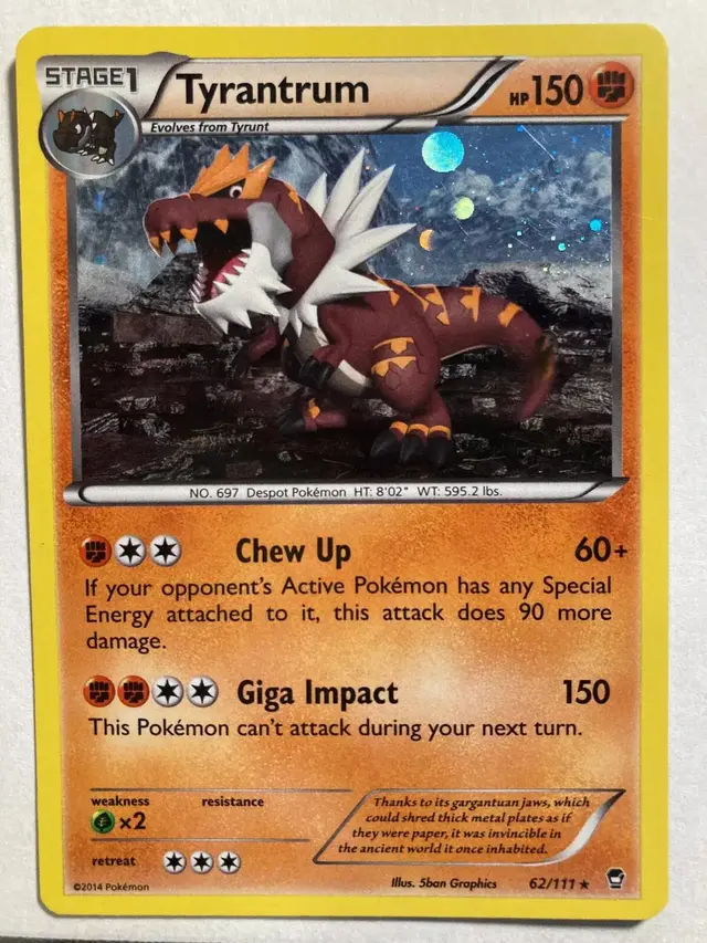 Tyrantrum [Cosmos Holo] - Pokemon Furious Fists #62