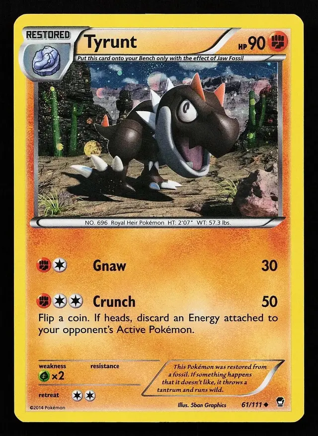 Tyrunt [Cosmos Holo] - Pokemon Furious Fists #61