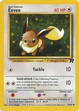 Eevee - Pokemon Team Rocket #55