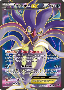 Malamar EX 115 - Pokemon Phantom Forces