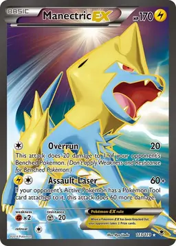Manectric EX 113 - Pokemon Phantom Forces