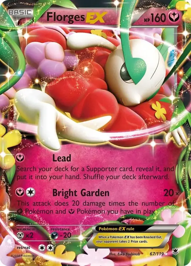 Florges EX - Pokemon Phantom Forces #67