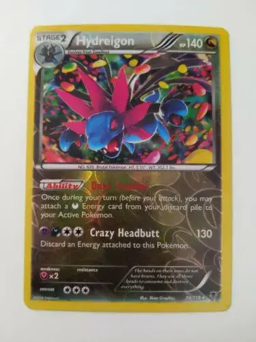 Hydreigon [Reverse Holo] - Pokemon Phantom Forces #74