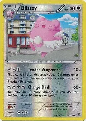 Blissey [Reverse Holo] - Pokemon Phantom Forces #81