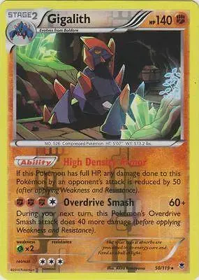 Gigalith [Reverse Holo] - Pokemon Phantom Forces #50
