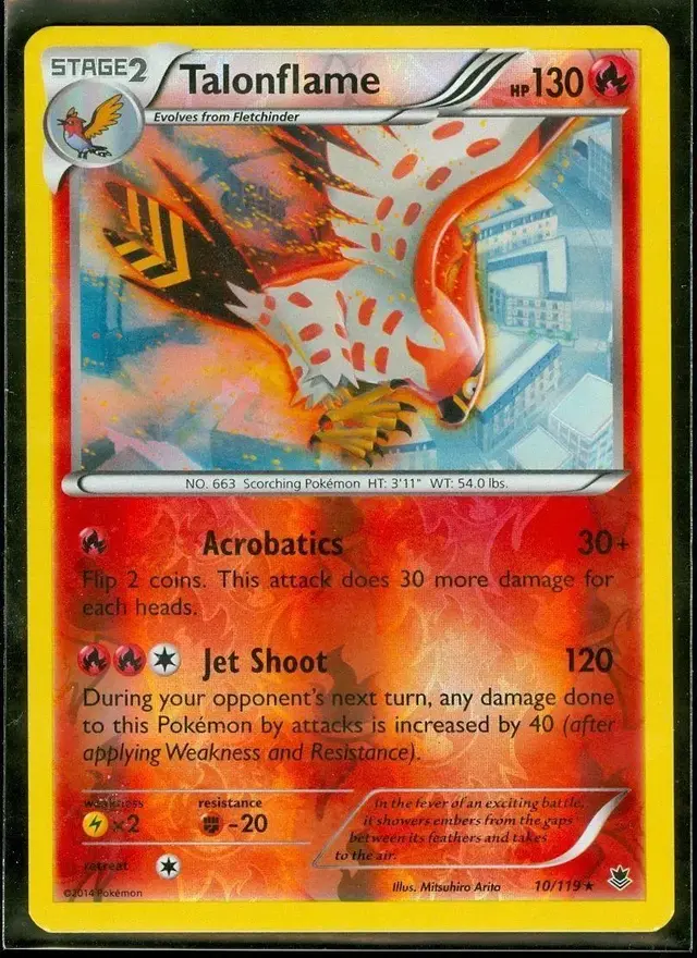 Talonflame [Reverse Holo] - Pokemon Phantom Forces #10