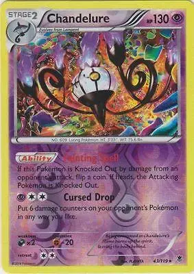 Chandelure [Reverse Holo] - Pokemon Phantom Forces #43