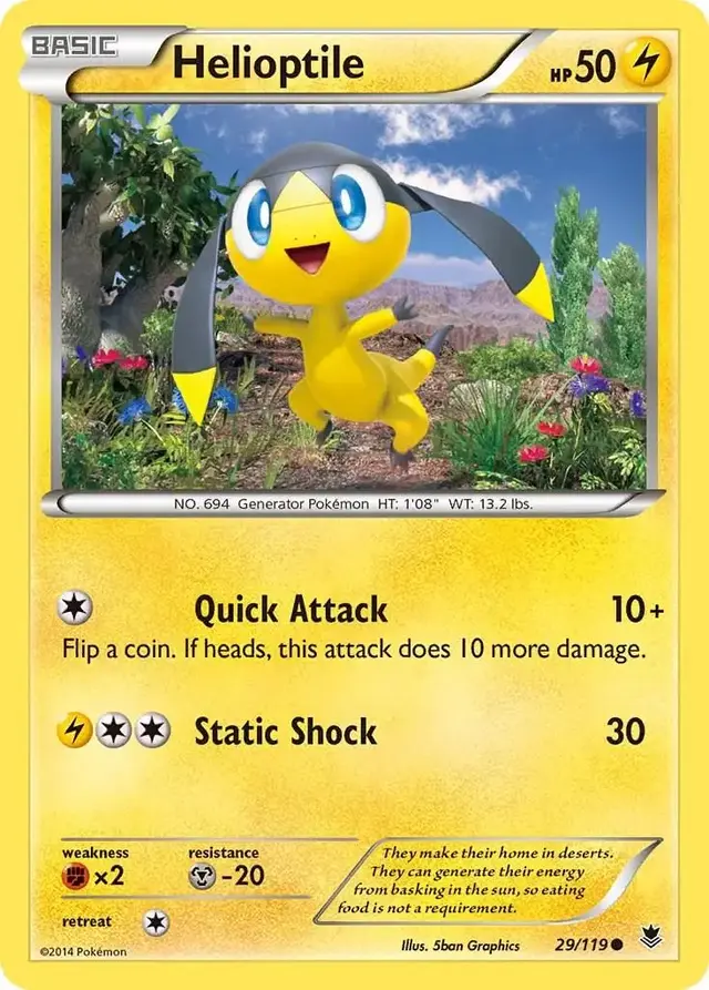 Helioptile - Pokemon Phantom Forces #29