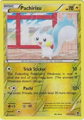 Pachirisu [Reverse Holo] - Pokemon Phantom Forces #25