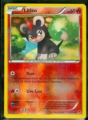 Litleo [Reverse Holo] - Pokemon Phantom Forces #11