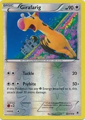 Girafarig [Reverse Holo] - Pokemon Phantom Forces #82