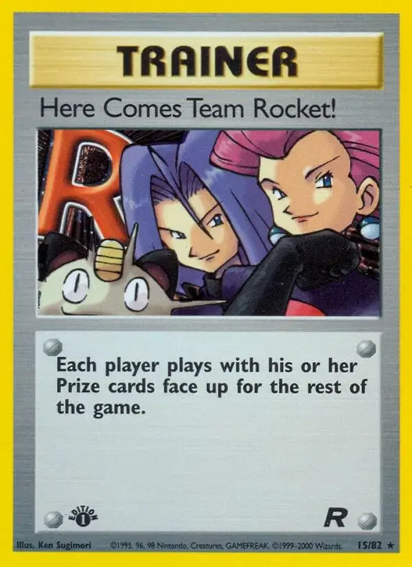 Here Comes Team Rocket [1st Edition] - Pokemon Team Rocket #15