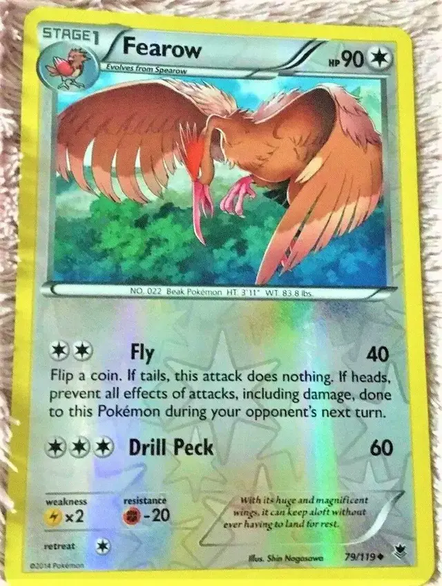 Fearow [Reverse Holo] - Pokemon Phantom Forces #79