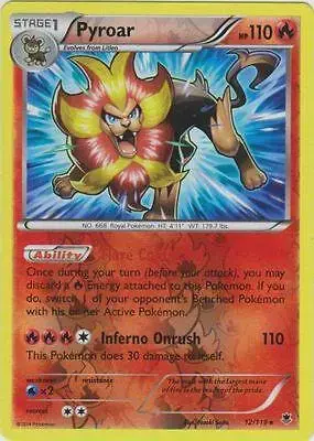 Pyroar [Reverse Holo] - Pokemon Phantom Forces #12