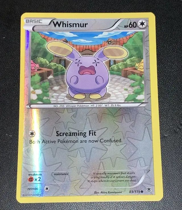 Whismur [Reverse Holo] - Pokemon Phantom Forces #83