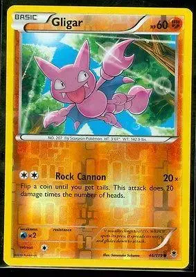 Gligar [Reverse Holo] - Pokemon Phantom Forces #46