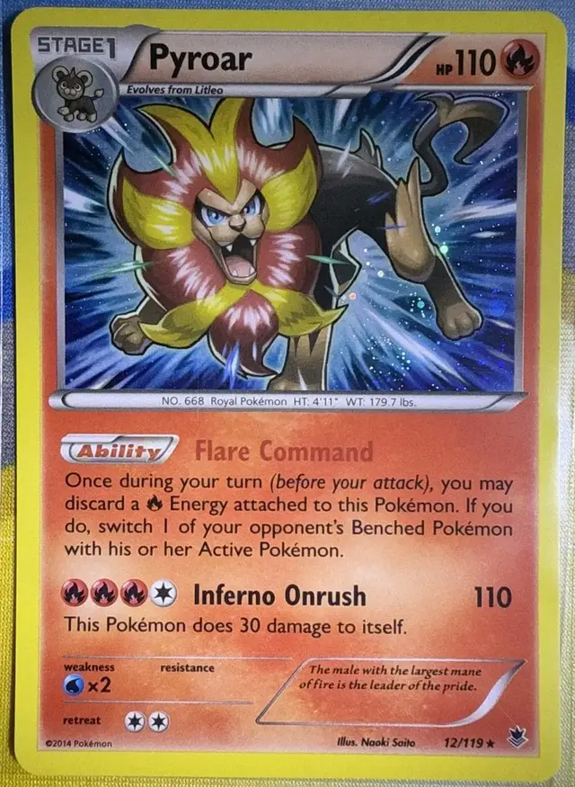 Pyroar [Cosmos Holo] - Pokemon Phantom Forces #12