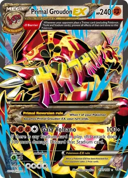 Primal Groudon EX #151 - Pokemon Primal Clash