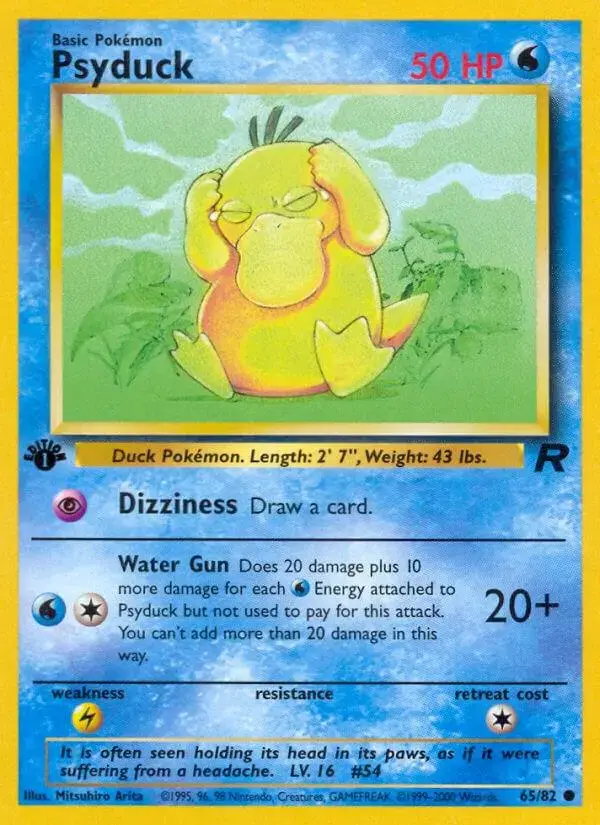 Psyduck [1st Edition] - Pokemon Team Rocket #65