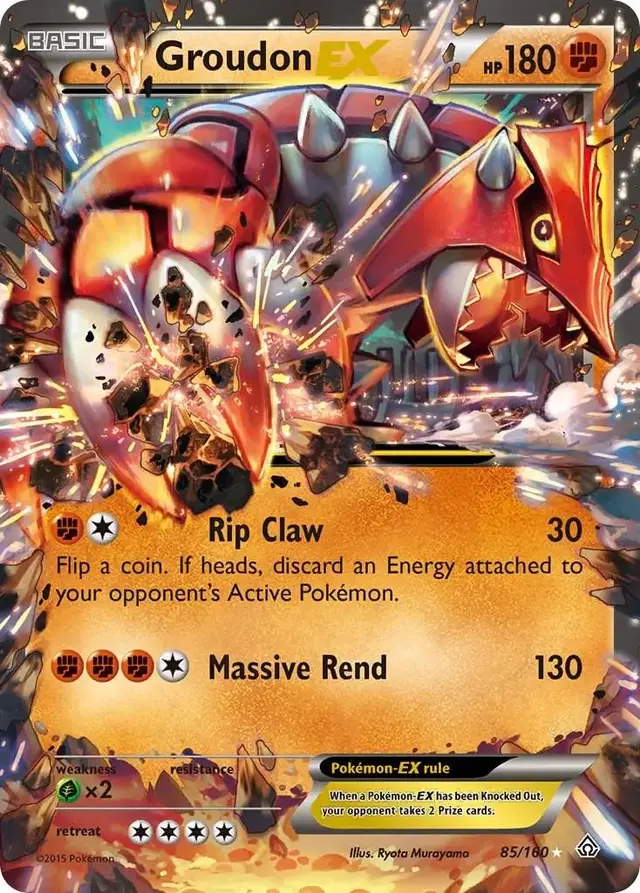 Groudon EX - Pokemon Primal Clash #85