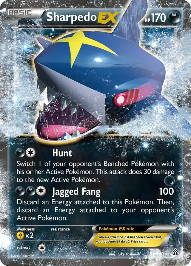 Sharpedo EX - Pokemon Primal Clash #91
