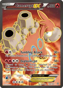 Camerupt EX 146 - Pokemon Primal Clash