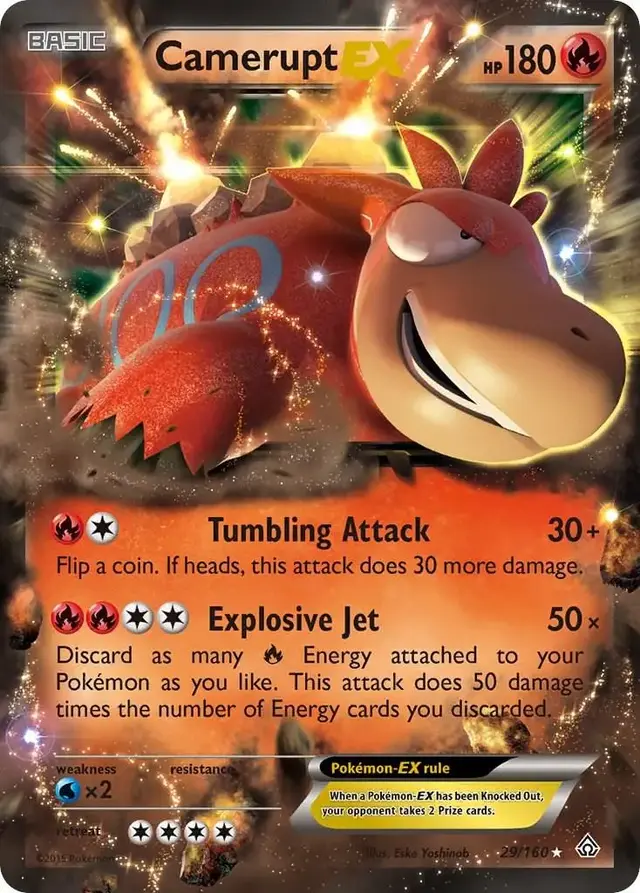 Camerupt EX - Pokemon Primal Clash #29